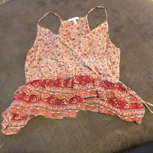 Floral crop top